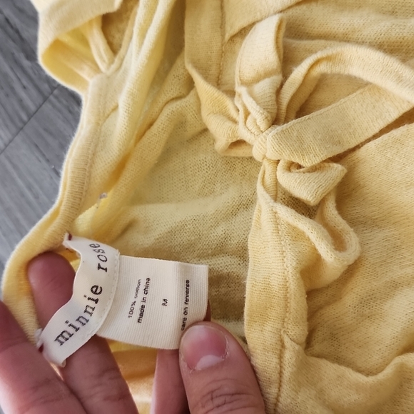 Minnie Rose Yellow 100% Cotton Sweatshirt - Picture 2 of 2